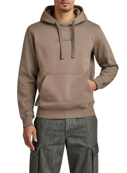 Sudadera G-Star Autograph Marrón para Hombre