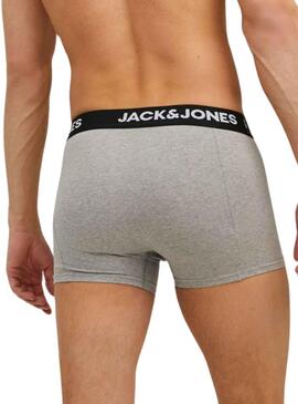 Pack 3 Calzoncillos Jack and Jones Multi Hombre