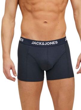 Pack 3 Calzoncillos Jack and Jones Multi Hombre