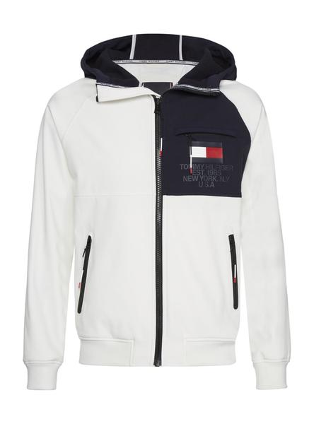 Cazadora Tommy Hilfiger Softshell Blanco Hombre