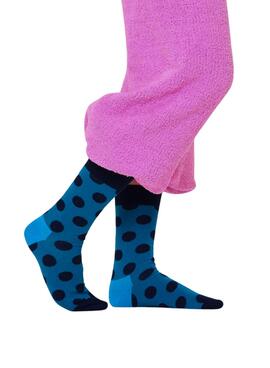 Calcetines Happy Socks Big Dot Marino Hombre Mujer