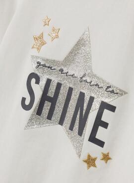 Camiseta Name It Fromia Blanco Para Niña