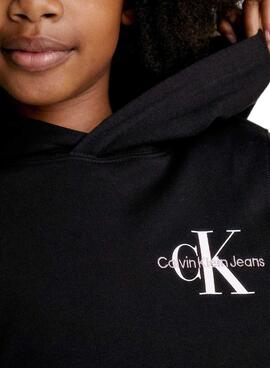 Sudadera Calvin Klein Small Negro Unisex 