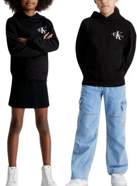 Sudadera Calvin Klein Small Negro Unisex 