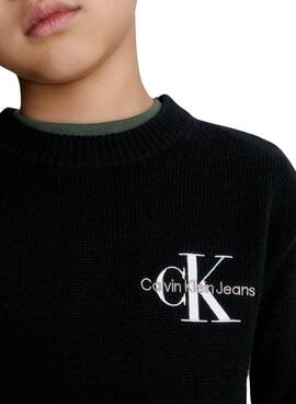 Jersey Calvin Klein Essential Mono Negro Niño