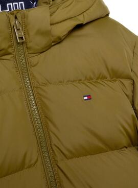 Chaqueta Tommy Hilfiger Essential Down Verde Niño