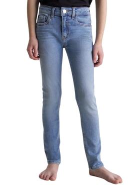 Pantalón Calvin Klein Skinny Mid Rise Denim Niño