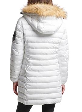 Chaqueta Superdry Fuji Hooded Blanco Para Mujer