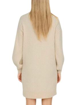 Vestido Only Lallie Beige para Mujer