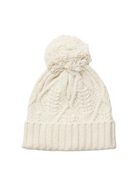 Gorro Pieces Jordyn Beige para Mujer