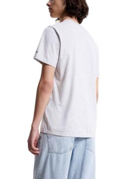 Camiseta Tommy Jeans Entry Concert Gris Hombre