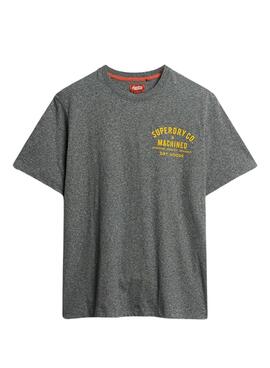 Camiseta Superdry Workwear Trade Gris Para Hombre