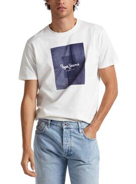 Camiseta Pepe Jeans Welsch Blanca para Hombre