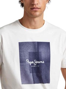 Camiseta Pepe Jeans Welsch Blanca para Hombre