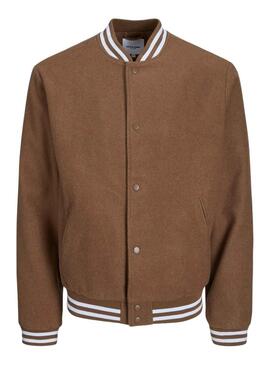 Chaqueta Jack and Jones Zac Bomber Marrón Hombre