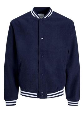 Chaqueta Jack and Jones Zac Bomber Marino Hombre