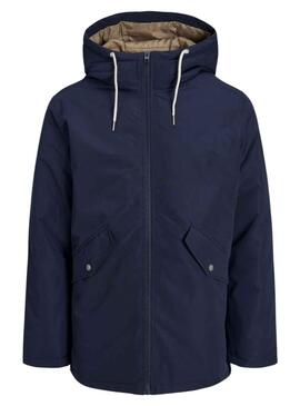 Parka Jack and Jones Loop Marino para Hombre