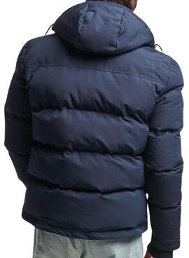 Chaqueta Superdry Everest Short Marino Para Hombre