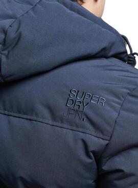Chaqueta Superdry Everest Short Marino Para Hombre