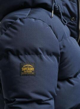 Chaqueta Superdry Everest Short Marino Para Hombre