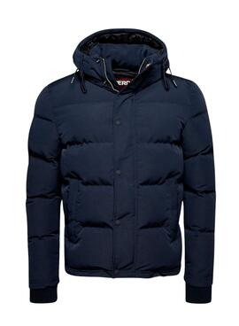 Chaqueta Superdry Everest Short Marino Para Hombre