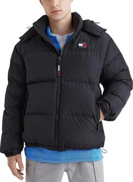 Cazadora Tommy Jeans Alaska Puffer Hombre Negro