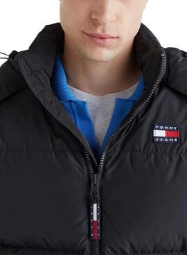 Cazadora Tommy Jeans Alaska Puffer Hombre Negro