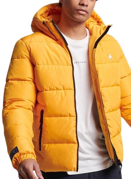 Chaqueta Superdry Sports Puffer Amarillo Hombre