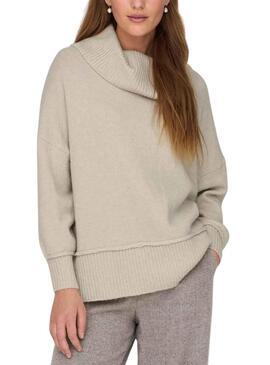 Jersey Only Hazel Beige para Mujer