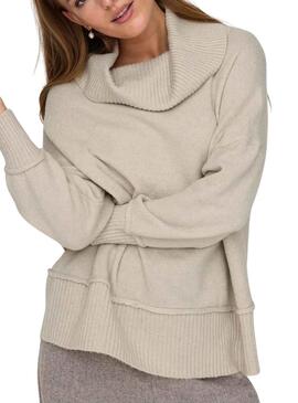 Jersey Only Hazel Beige para Mujer