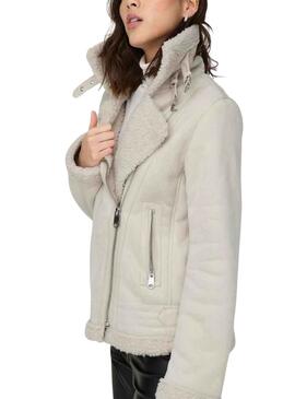 Chaqueta Only Diana Beige para Mujer 