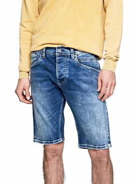 Bermuda Pepe Jeans Track Short Denim Hombre