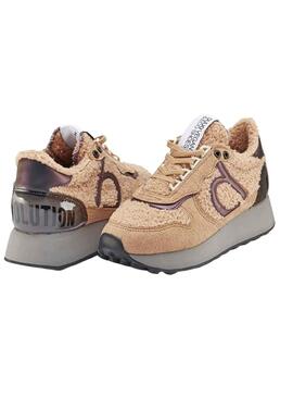 Zapatillas Duuo Calma High Beige para Mujer