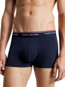 Pack 3 Calzoncillos Tommy Hilfiger Marino Hombre