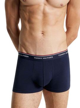 Pack 3 Calzoncillos Tommy Hilfiger Marino Hombre