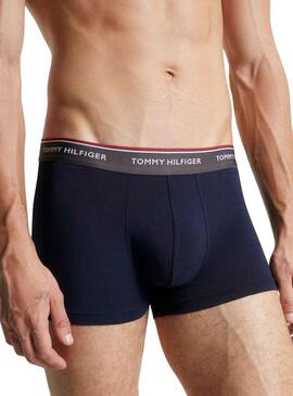 Pack 3 Calzoncillos Tommy Hilfiger Marino Hombre