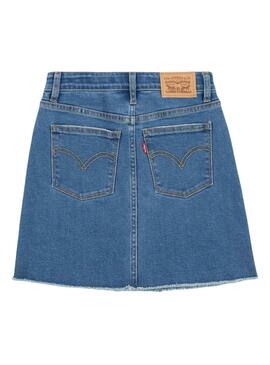 Falda Vaquera Levis High Rise Azul Para Niña