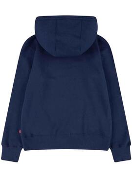 Sudadera Levis Logo Naval Marino Para Niño