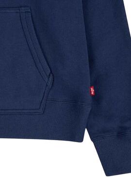 Sudadera Levis Logo Naval Marino Para Niño