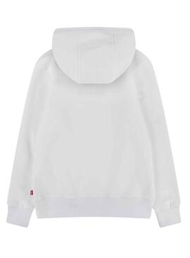 Sudadera Levis Logo Pullover Blanco Niño