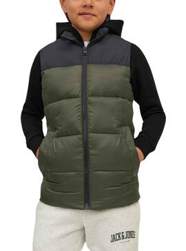 Chaqueta Jack And Jones Toby Body Verde Para Niño