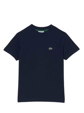 Camiseta Lacoste De Punto Marino Para Niño Niña