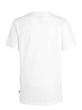 Camiseta Levis Destination Blanco Para Niño