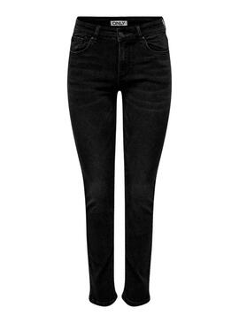 Pantalón Vaquero Only Sui Slim Negro para Mujer