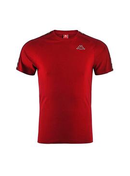 Camiseta Kappa Coen Rojo Para Hombre y Mujer