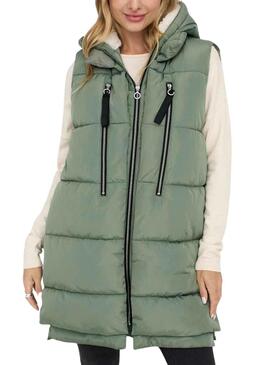 Chaleco Only New Nora Verde para Mujer