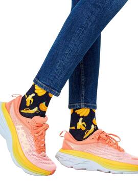 Calcetines Happy Socks Banana Negros para Hombre