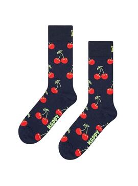 Calcetines Happy Socks Cherry Negros para Hombre