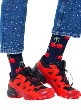 Calcetines Happy Socks Cherry Negros para Hombre