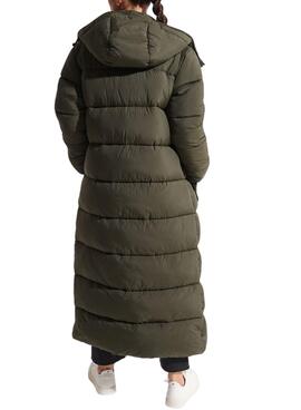 Chaqueta Superdry Touchline Padded Verde Mujer